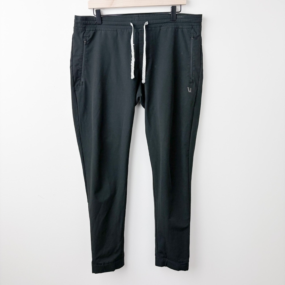 Vuori Transit Technical Joggers Black Performance Stretch Pants M V417‎ Flaws